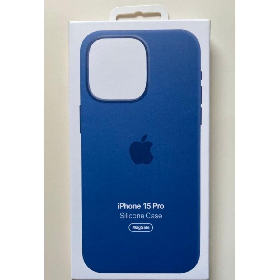 新品  iPhone 15 Pro シリコーンケース ウインターブルー | 