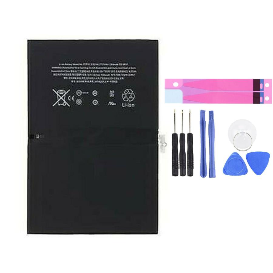 純正同等新品! Apple iPad Pro 9.7 適用する A1664 A1673 A1674 A1675 携帯電話のバッテリー 電池パック 交換 高品質 内蔵battery 修理 両面テープ 修理工具付き | 