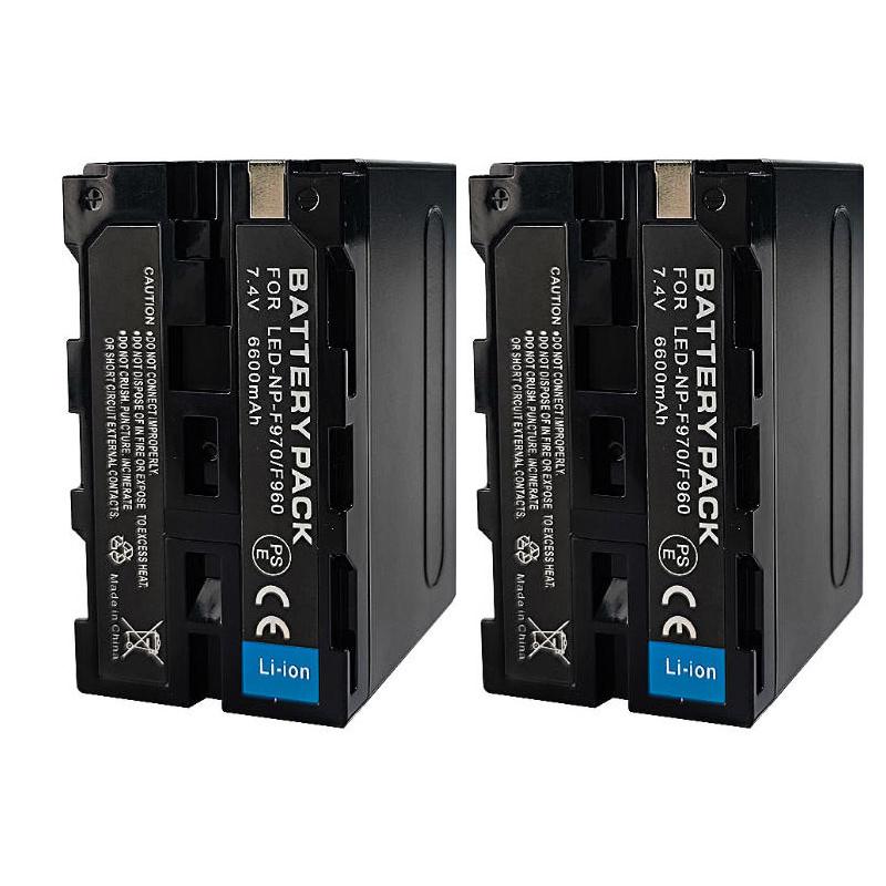 SONY NP-F550/NP-F570 NP-F750  NP-F770  NP-F960 NP-F970互換バッテリー 2個セット NP-F530/ NP-F550 /NP-F570/ NP-F330/ CCD-RV100/ RV200/ TR1/TR940など対応 |  | 02