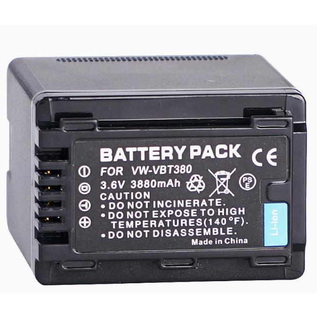 パナソニック VW-VBT380-K VW-VBT380 互換バッテリー VW-BC10-K HC-V550M HC-W570M HC-W580M HC-V360M HC-V480M HC-W585M HC-WX990M HC-VX985M HC-WX1M など対応 | 