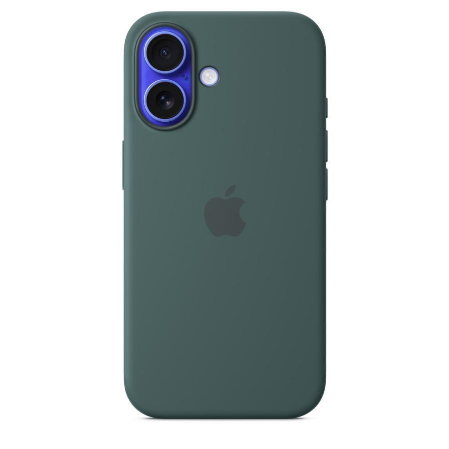 MagSafe対応 iPhone 16 シリコーンケース - レイクグリーン MYY83FE/A
