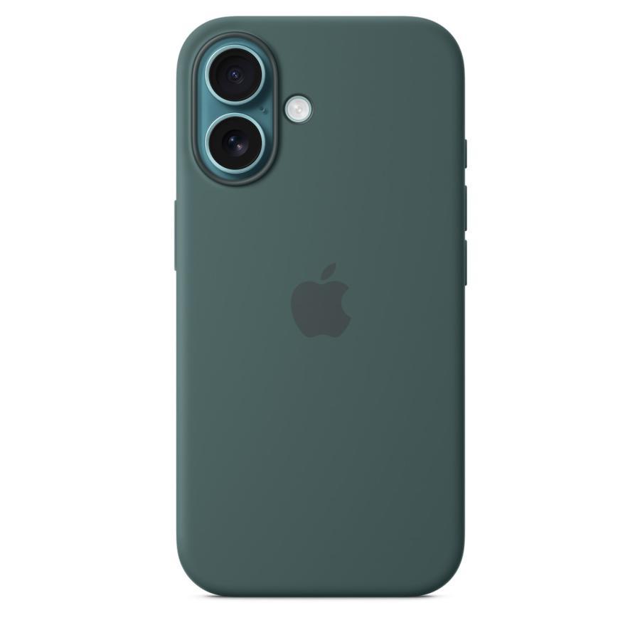 MagSafe対応 iPhone 16 シリコーンケース - レイクグリーン MYY83FE/A