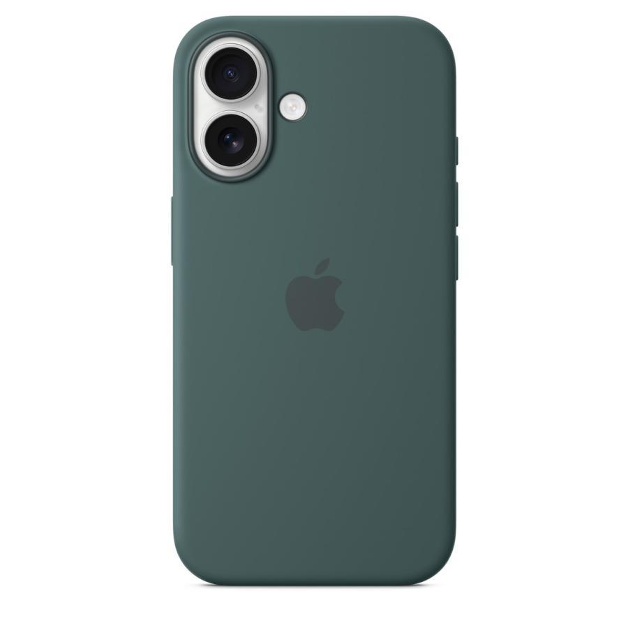 MagSafe対応 iPhone 16 シリコーンケース - レイクグリーン MYY83FE/A