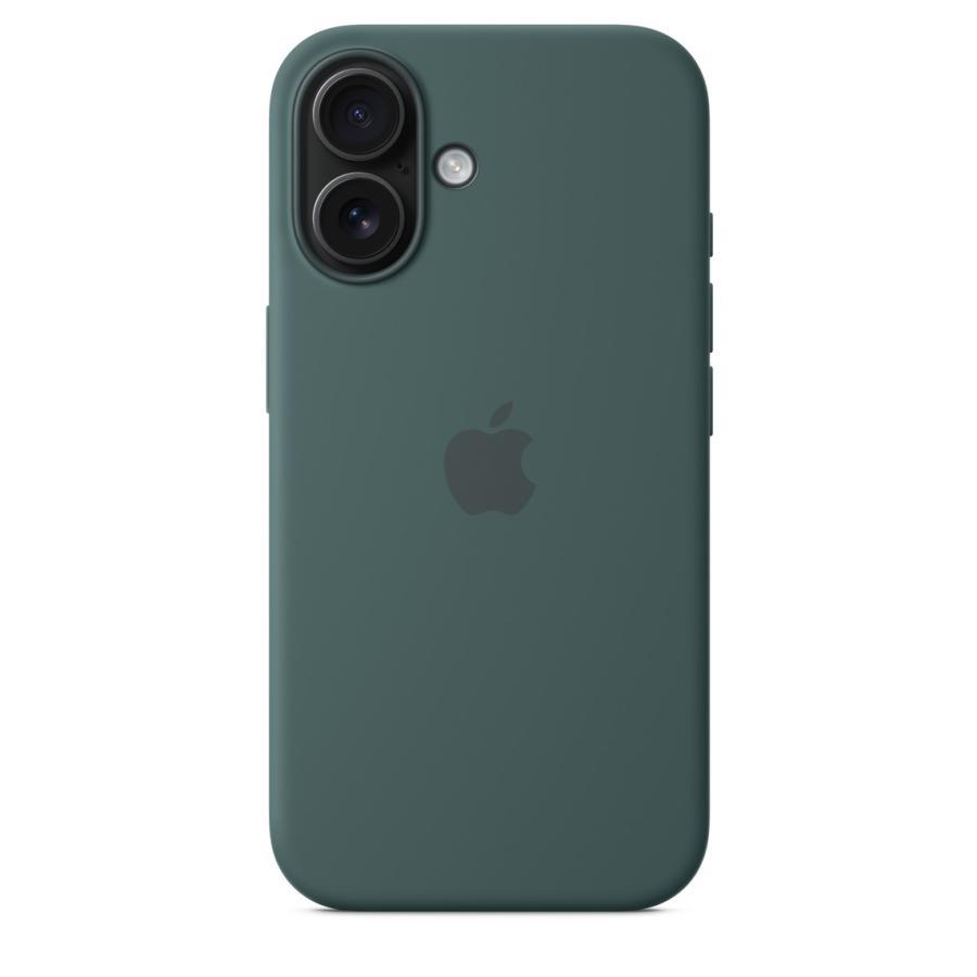 MagSafe対応 iPhone 16 シリコーンケース - レイクグリーン MYY83FE/A
