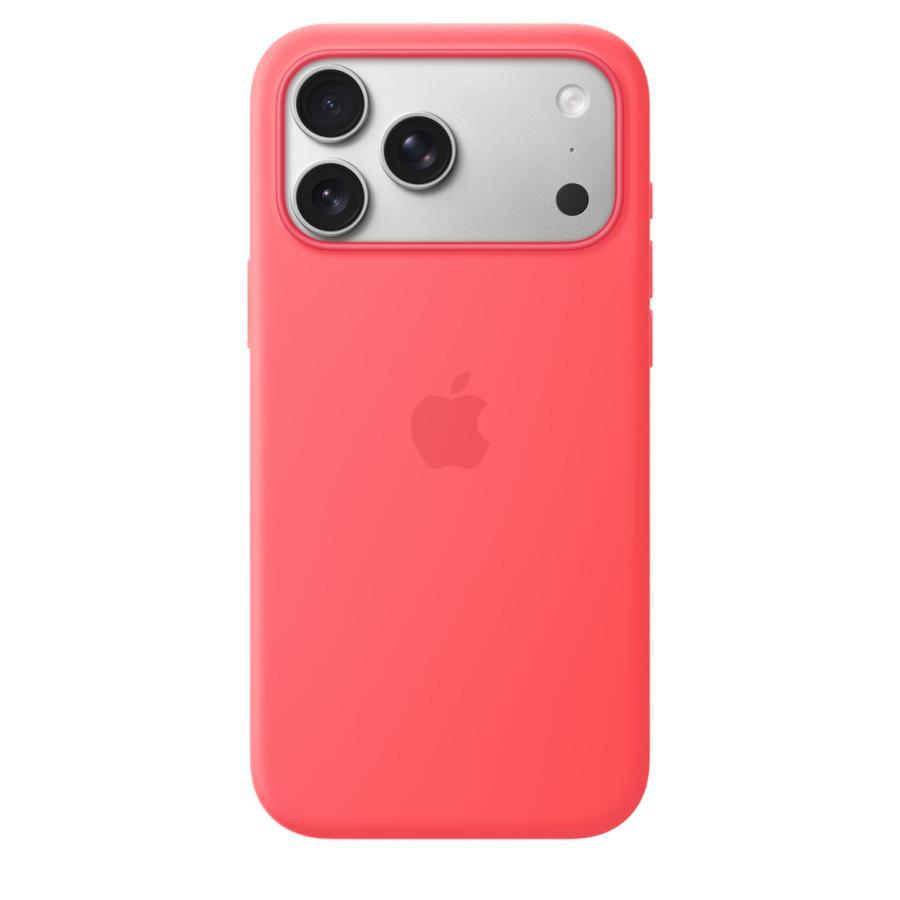 MagSafe対応 iPhone 17 Pro Max シリコーンケース - ブライトグアバ