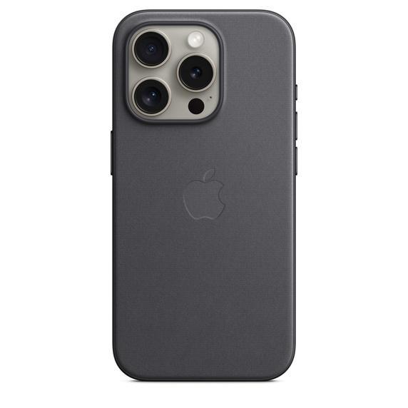 iPhone 15 Pro ファインウーブンケース - ブラック MagSafe対応