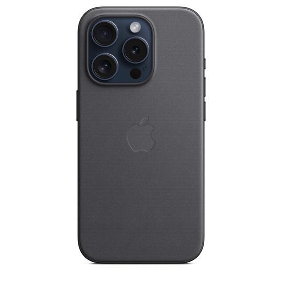 iPhone 15 Pro ファインウーブンケース - ブラック MagSafe対応