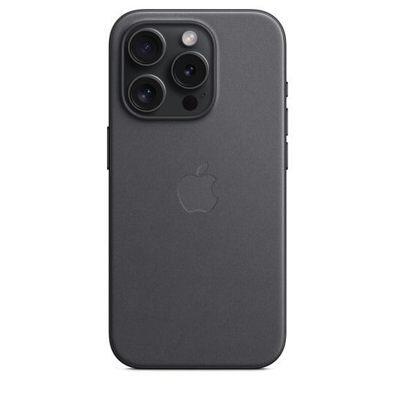 iPhone 15 Pro ファインウーブンケース - ブラック MagSafe対応