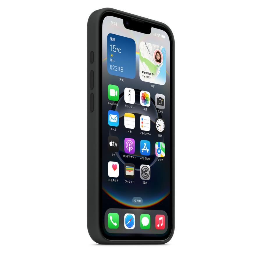 iPhone 16e シリコーンケース - ブラック MD3N4FE/A アップル 爆買並行