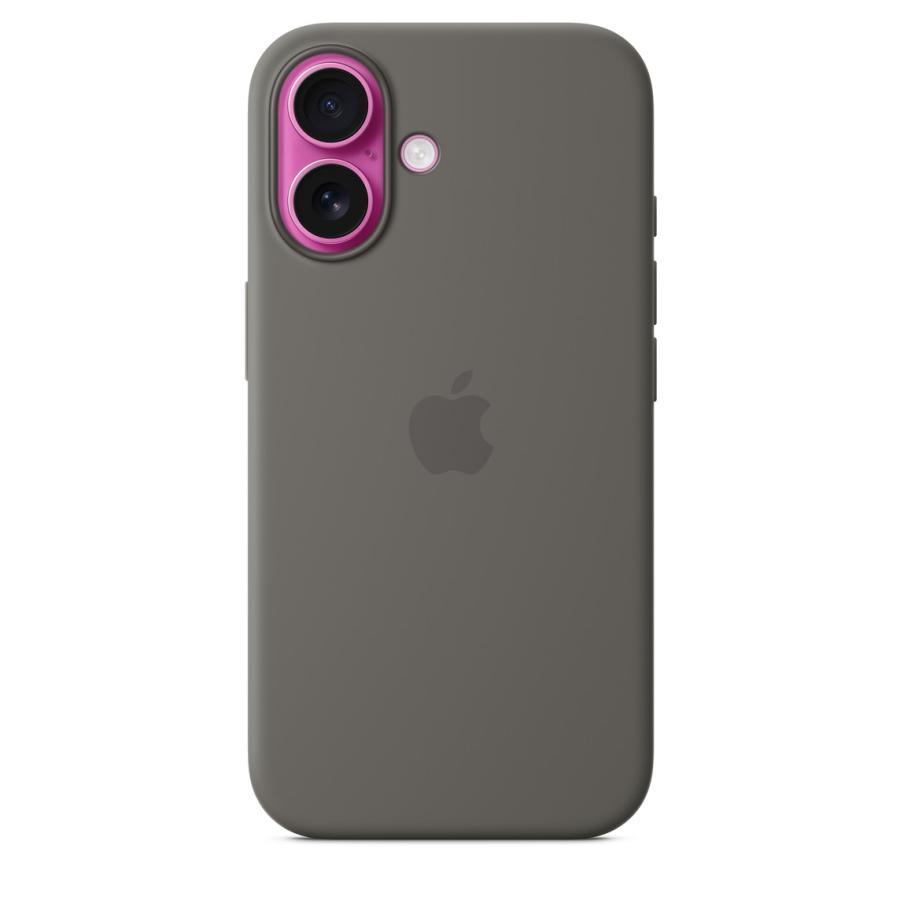 MagSafe対応 iPhone 16 シリコーンケース - ストーングレイ MYY33FE/A