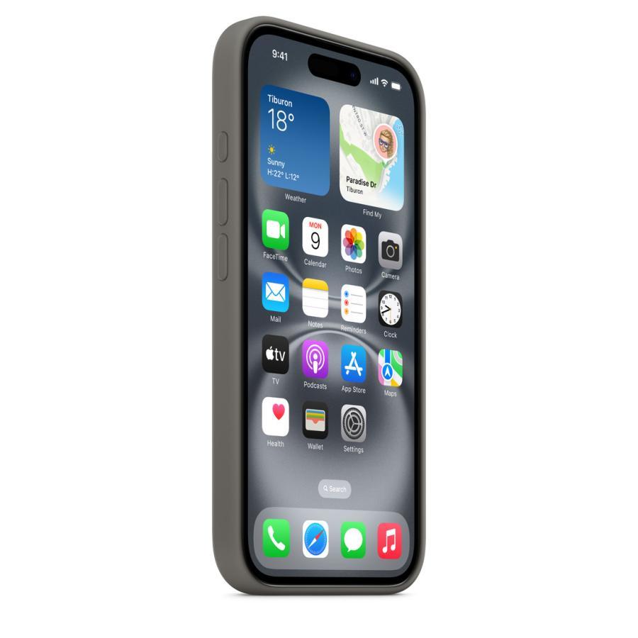 MagSafe対応 iPhone 16 シリコーンケース - ストーングレイ MYY33FE/A