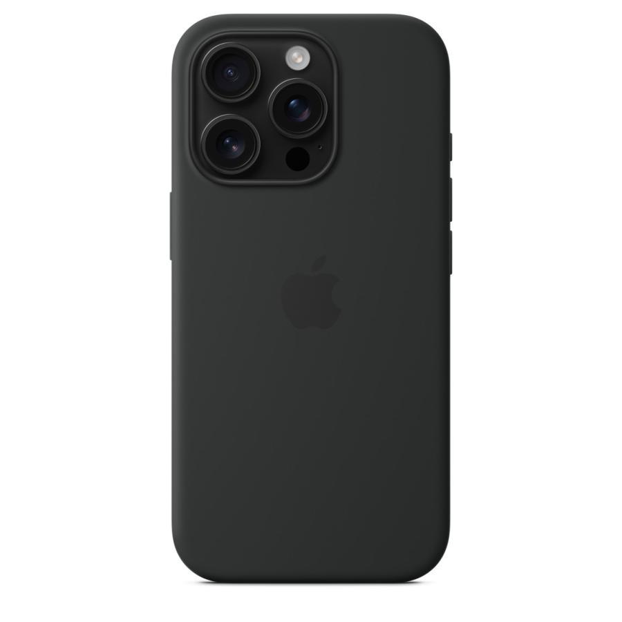 MagSafe対応 iPhone 16 Pro シリコーンケース - ブラック MYYJ3FE/A