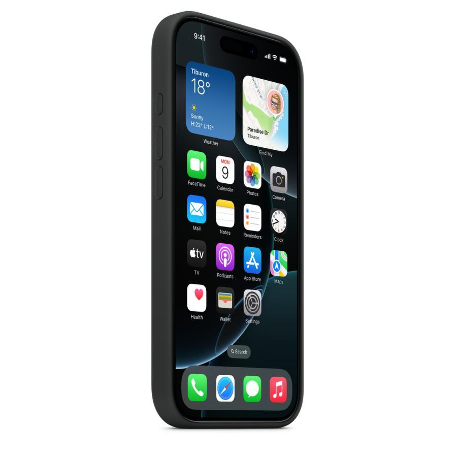 MagSafe対応 iPhone 16 Pro シリコーンケース - ブラック MYYJ3FE/A
