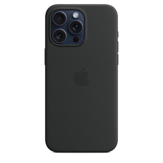 iPhone 15 Pro Max シリコーンケース - ブラック MagSafe対応