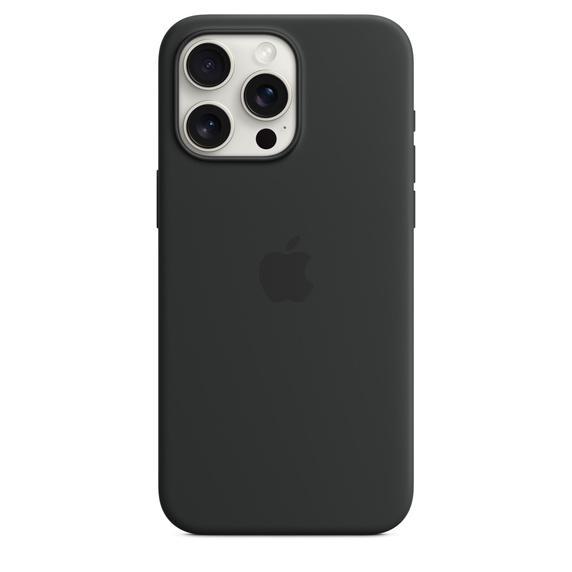 iPhone 15 Pro Max シリコーンケース - ブラック MagSafe対応