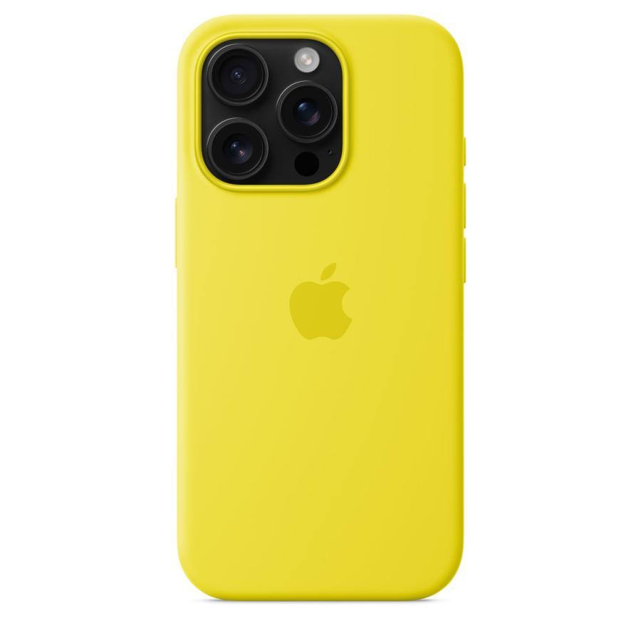 Apple純正 シリコーンケース iPhone16Pro スターフルーツ MagSafe対応 iPhone 16 Pro シリコーンケース - スターフルーツ