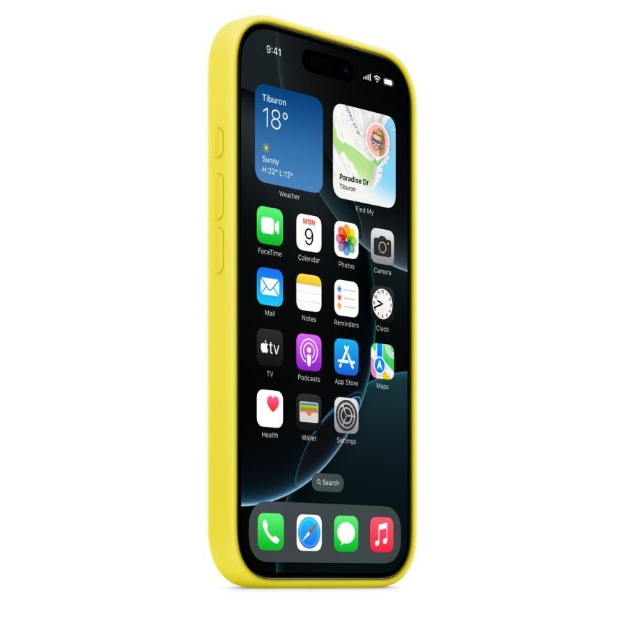 MagSafe対応 iPhone 16 Pro シリコーンケース - スターフルーツ