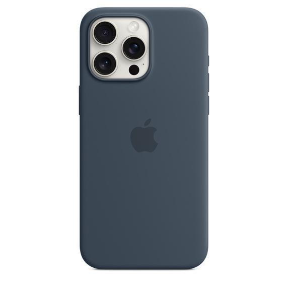 iPhone 15 Pro Max シリコーンケース - ストームブルー MagSafe対応
