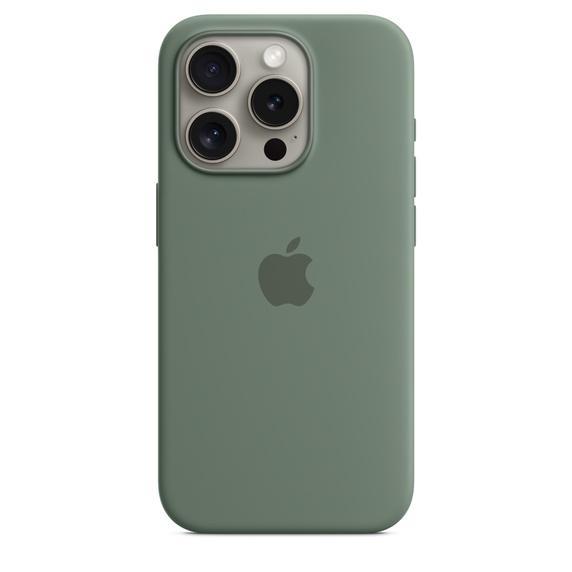 iPhone 15 Pro シリコーンケース - サイプレス MagSafe対応 / MT1J3FE