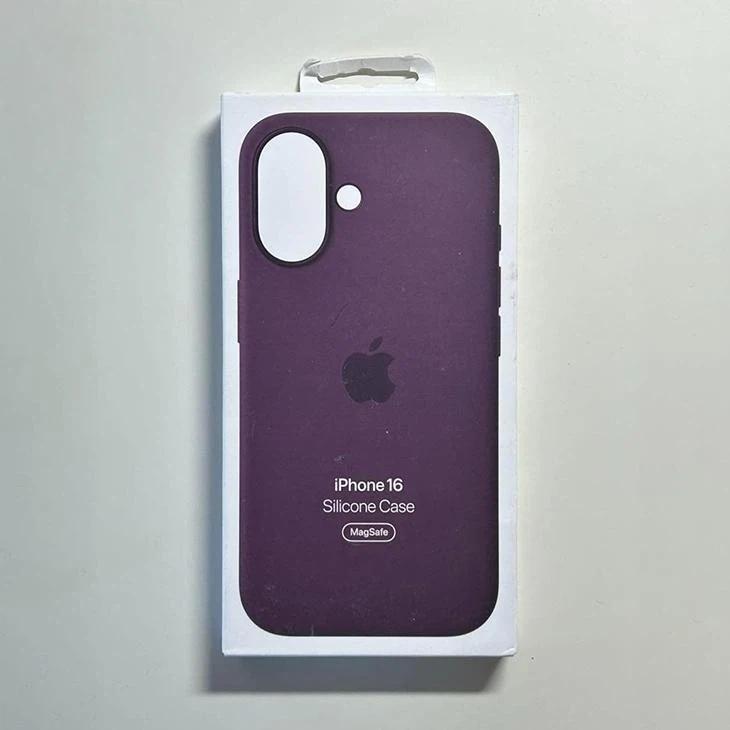 MagSafe対応 iPhone 16 シリコンケース・プラム 新品 : Kingstart