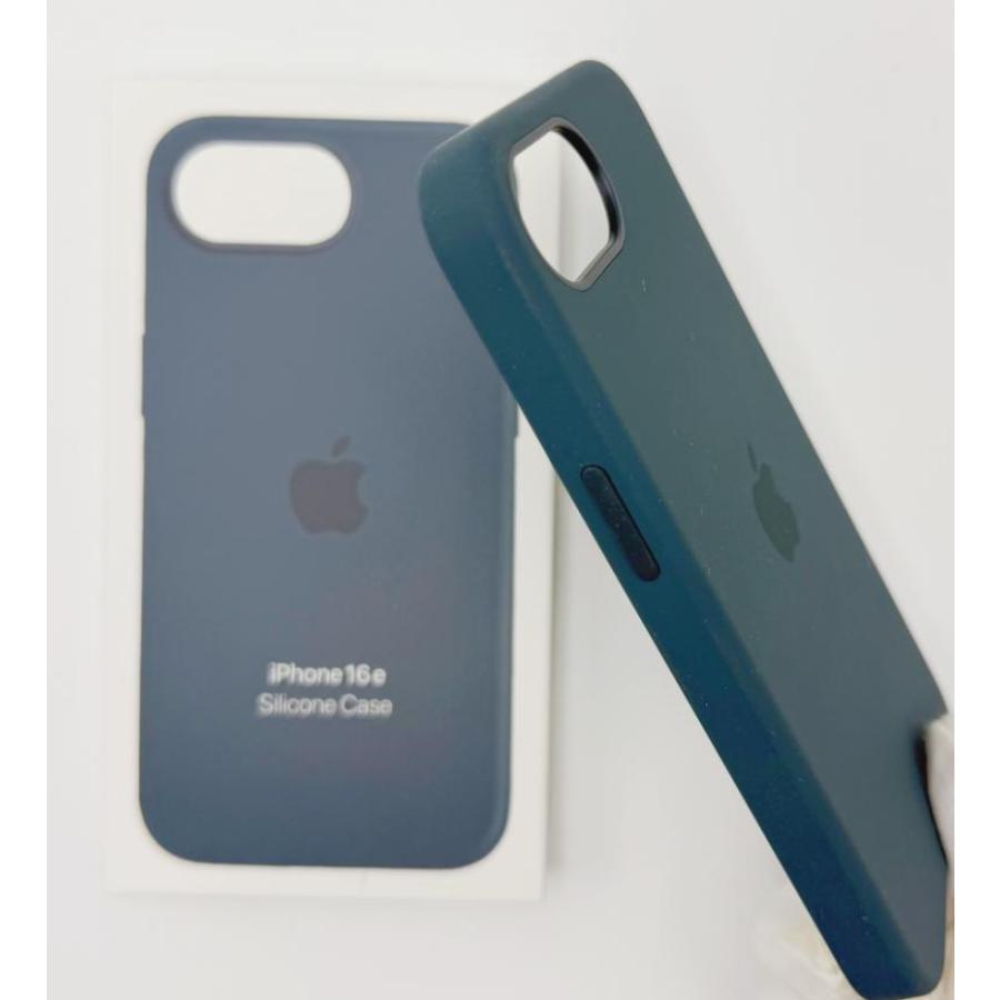 新品 iPhone16E シリコンケース レイクグリーン | 
