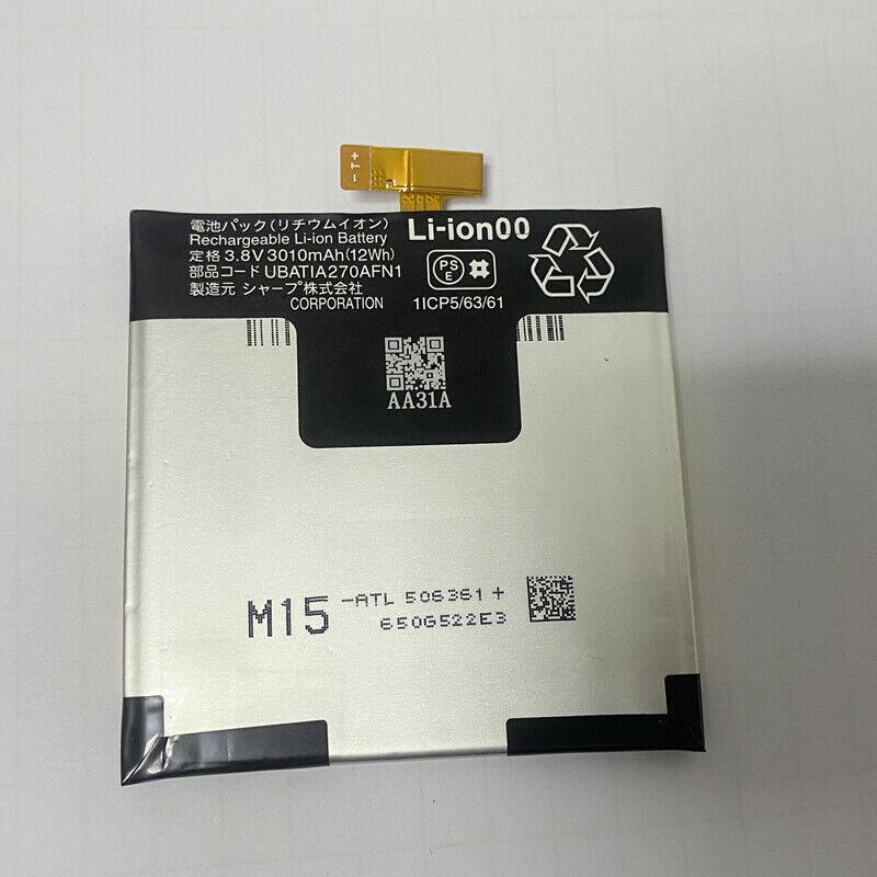 純正同等品 新品 Sharp UBATIA270AFN1 適用する 3010mah 606SH SHV35 携帯スマートフォン 修理交換内蔵バッテリー 電池パック 工具付き | 