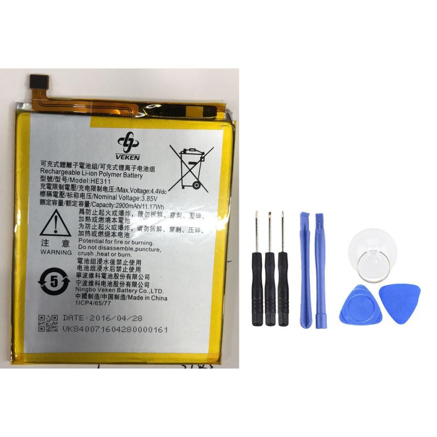 純正同等品  新品 Sharp  HE311 適用する  携帯スマートフォン修理交換内蔵バッテリー電池パック工具付き | 