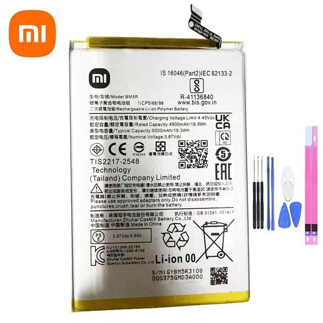 純正同等新品 Xiaomi Redmi 12 5G XIG03 A401XM バッテリー Xiaomi BM5R バッテリー 携帯電話のバッテリー 電池パック交換 内蔵battery 両面テープ 修理工具付き | 