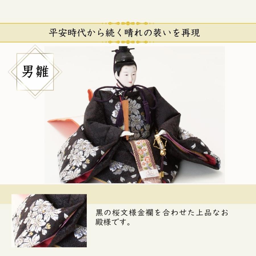 雛人形 ひな人形 名前木札 親王飾り 飾り方 毛氈飾り 衣装着 京十番