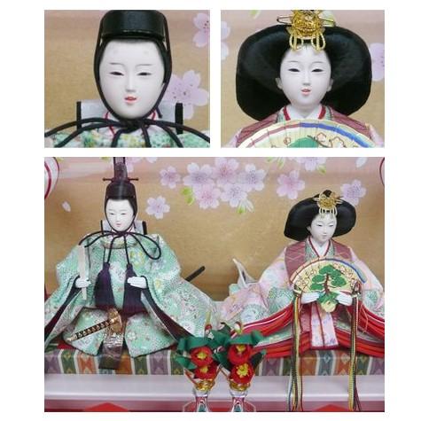雛人形 ひな人形「和(のどか)」芥子親王ケース飾り　M-208_1