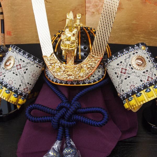 五月人形 翔 金獅子 25号着用収納兜 子供用 限定品 1本限り_1