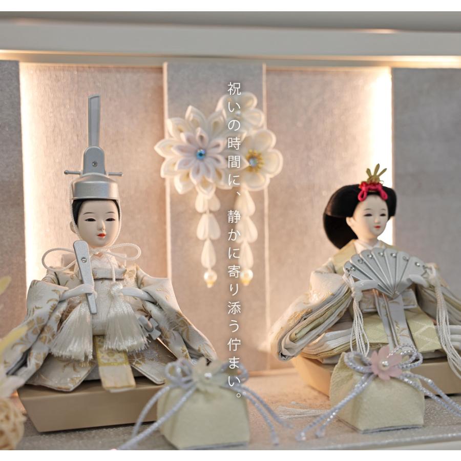 TSUKI公式 雛人形 コンパクト ケース飾り おしゃれ かわいい