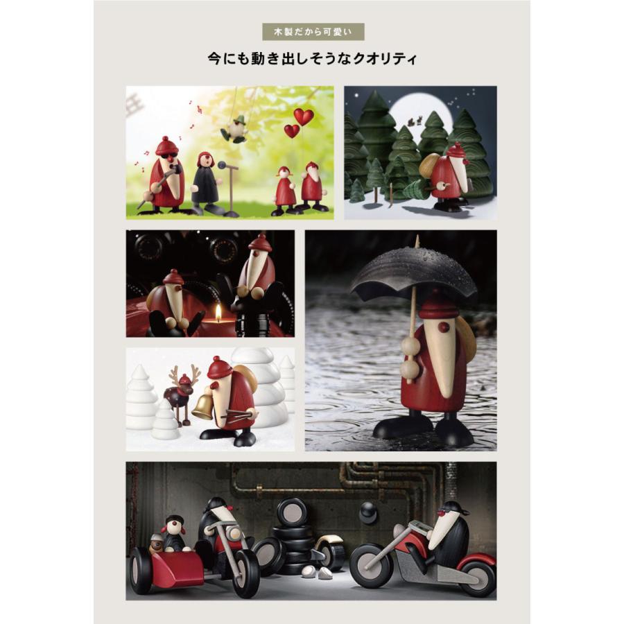 ドイツ製 木製 Kohler クリスマス オーナメント 置物 サンタ 北欧