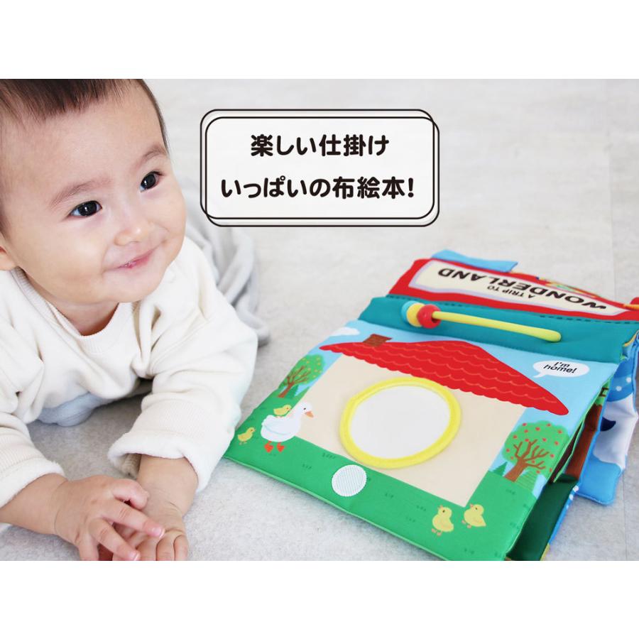 知育玩具 エドインター 布製 洗濯可 絵本 おもちゃ 赤ちゃん 知育 教育