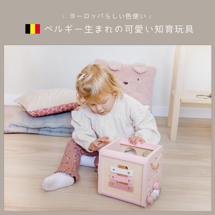 木のおもちゃ アクティブキューブ エデュテ おもちゃ 木製 1歳 1歳半 2 