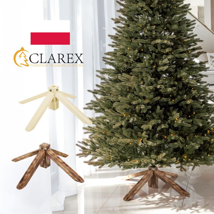 CLAREX 正規品】クリスマスツリー 足元 木製 スタンド脚カバー ツリー