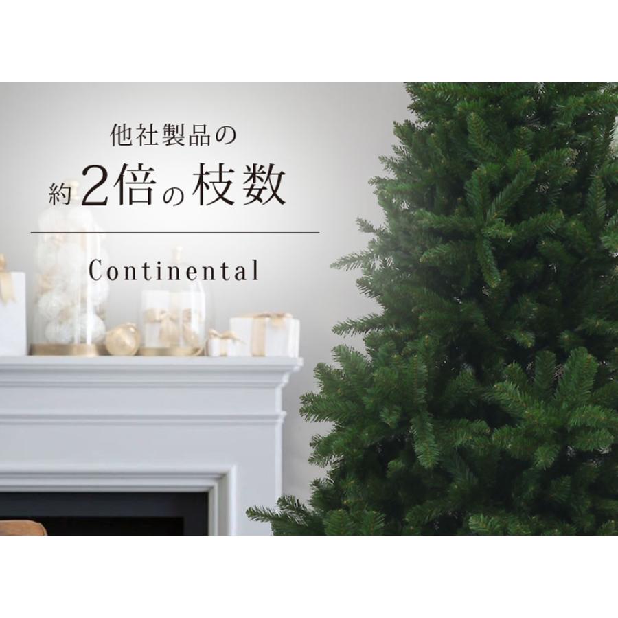 クリスマスツリー 120cm 北欧 おしゃれ コンチネンタルツリー飾り｜ningyohonpo｜05