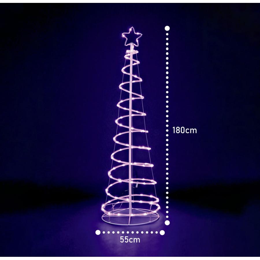 スカイツリー 防滴 LEDライト デュードロップ 電飾 店舗装飾 ライト 北欧 おしゃれ LED クリスマス ファイバーツリー クリスマスツリー 180cm LED LED