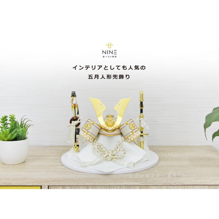 極美品 五月人形 兜 ケース飾り 兜飾り 伊達彫金10 嘉房作 オルゴール付 五月人形 コンパクト おしゃれ 伊達政宗 兜飾り 兜ケース飾り アクリル 子どもの日