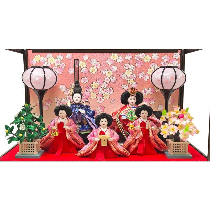 雛人形 ひな人形 ケース飾り 三五五人ケース飾り : 恵月人形本舗