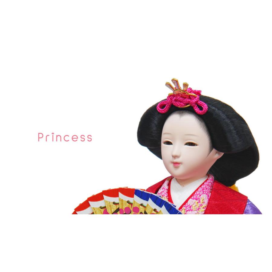 雛人形 ひな人形 おしゃれ かわいい コンパクト 平飾り 木製 白｜ningyohonpo｜02