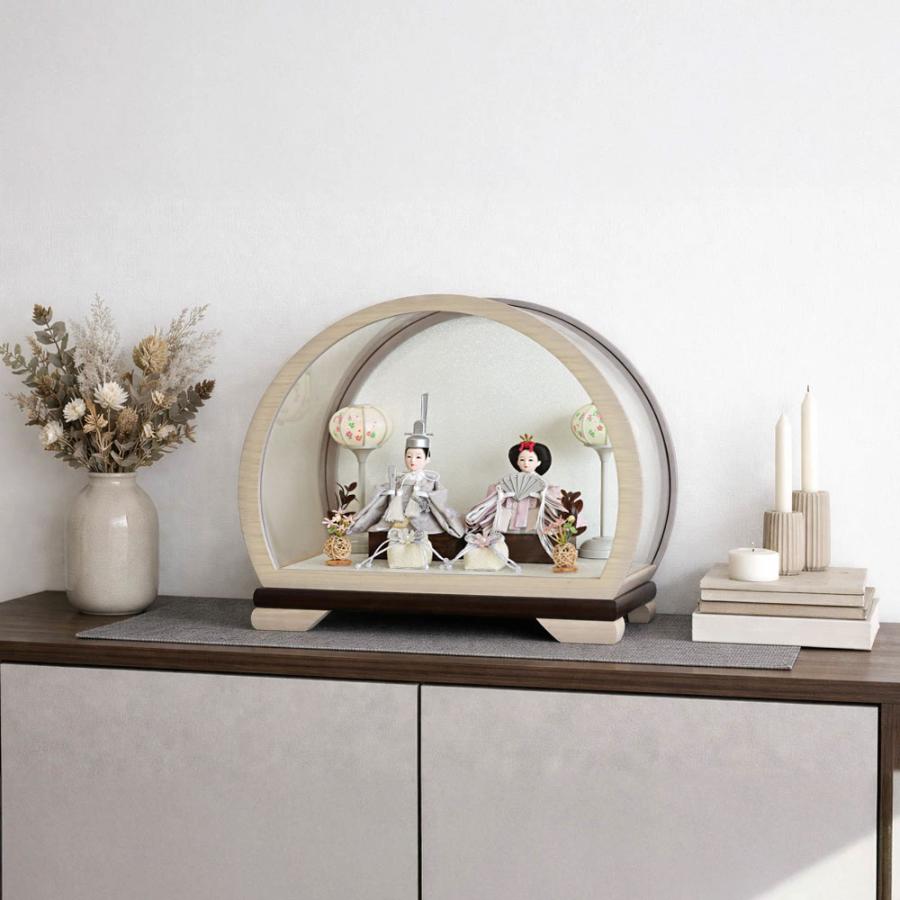 雛人形 コンパクト ケース飾り おしゃれ かわいい インテリア アクリル