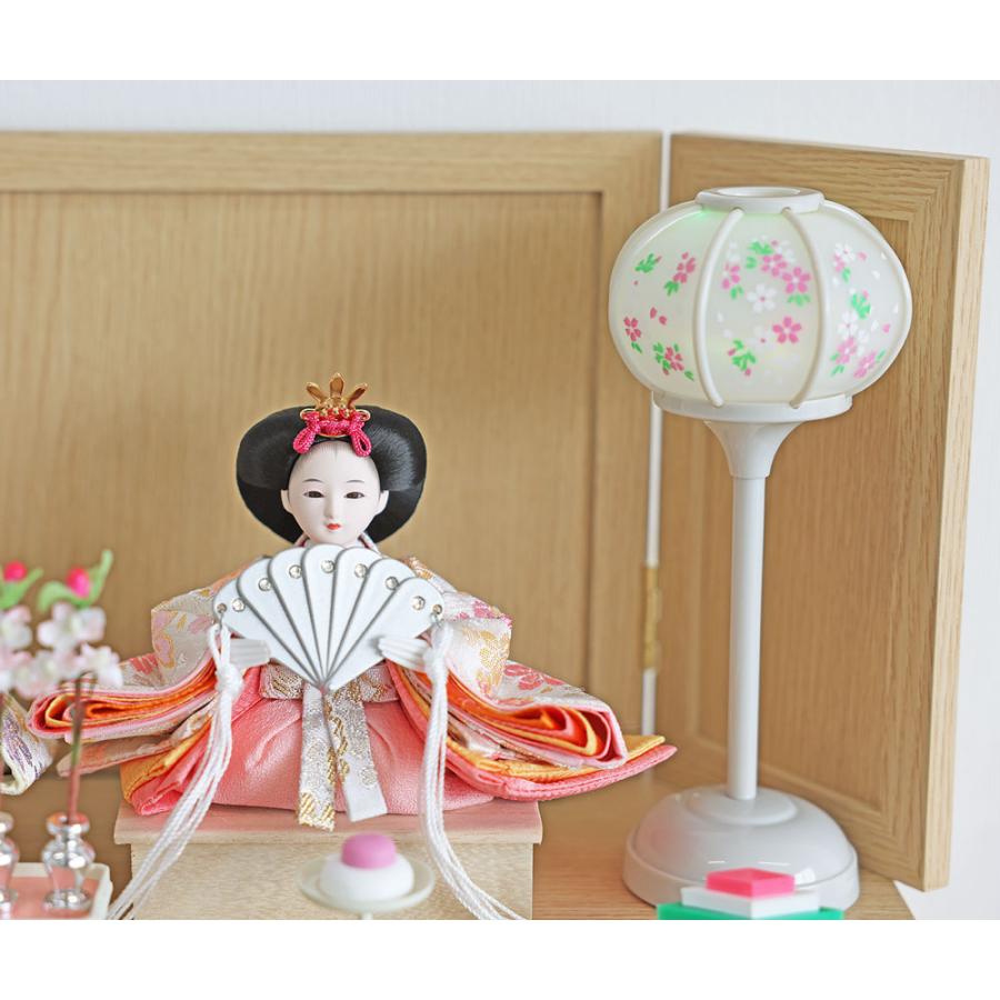 業界最小三段飾り 雛人形 コンパクト三段 段飾り おしゃれ かわいい