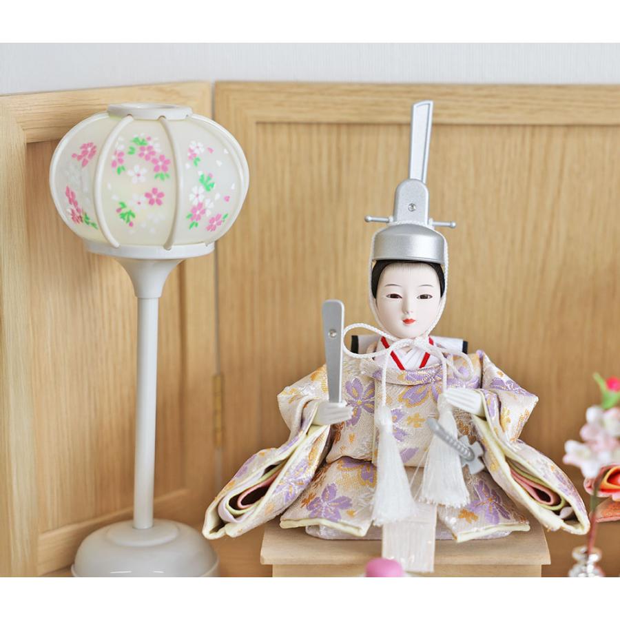 業界最小三段飾り 雛人形 コンパクト三段 段飾り おしゃれ かわいい