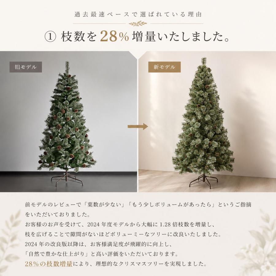 クリスマスツリー おしゃれ 北欧 120cm 高級 ヨーロッパトウヒツリー