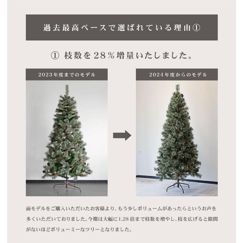 クリスマスツリー おしゃれ 北欧 210cm 高級 ヨーロッパトウヒツリー
