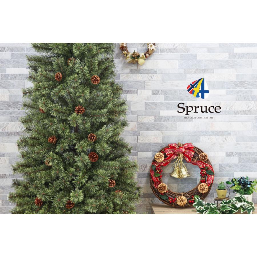 クリスマスツリー 180cm おしゃれ 白 北欧 高級 Spruce White オーナメント 飾り セット ツリー スカート付き｜ningyohonpo｜15