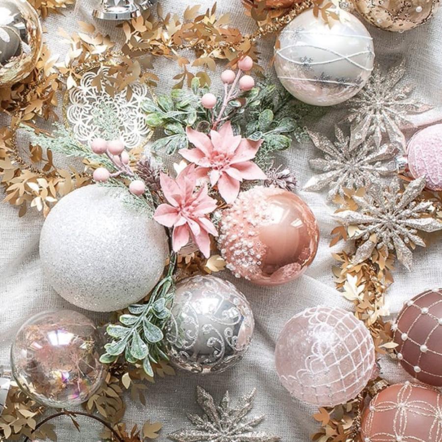 クリスマス オーナメント 北欧系 まとめ 北欧うまれのオーナメント 10球入り クリスマスツリー 飾り