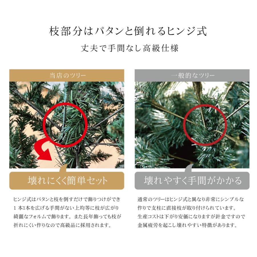 クリスマスツリー 150cm 北欧 おしゃれ ウッドベーススリムツリー 木製