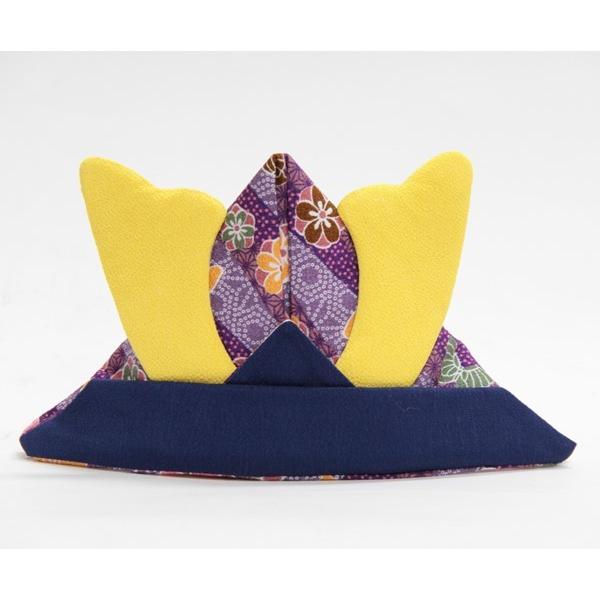 超美品再入荷品質至上 五月人形 布製折り紙兜 花柄 青 頭サイズ40 45cm Ok Sb12 Materialworldblog Com